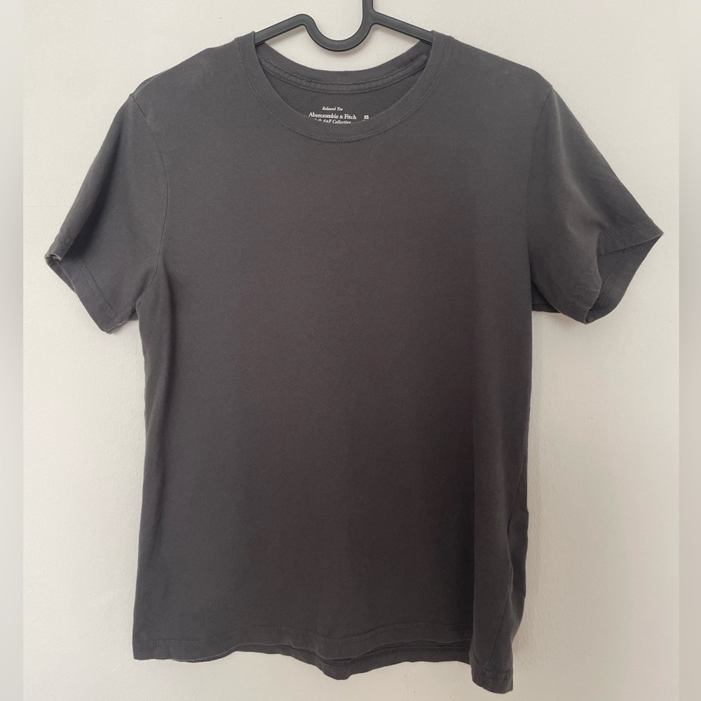 Abercrombie short-sleeve relaxed tee - dark grey